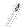 1pc; -58FÂ°~572FÂ°; 304 Food Grade Stainless Steel; Probe Type Electronic Thermometer