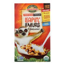 Envirokidz - Leapin' Lemurs Cereal - Peanut Butter and Chocolate - Case of 12 - 10 oz.