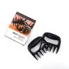 A pair of Multi-Functional Plastic Bear Claw Meat Shredder Barbecue Meat Shredder Paw BBQ Barbecue Tool Anti-scalding Meat Distributor