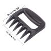 A pair of Multi-Functional Plastic Bear Claw Meat Shredder Barbecue Meat Shredder Paw BBQ Barbecue Tool Anti-scalding Meat Distributor