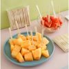 80pcs Disposable Fruit Fork Set; Appetizer Fruit Food Picks; Cake Dessert Snack Mini Forks; Party Supplies