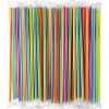 30pcs/100pcs/125pcs Individually Wrapped Straws; Plastic Straws; Disposable Drinking Straws; Assorted Colors