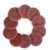 60pcs 5 Inch 8 Hole Hook And Loop Sanding Disc; 60 120 180 240 400 600 Grits Sand Paper For Random Orbital Sander; Sandpaper