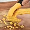 1pc; Stainless Steel Planer Corn Thresher Handheld Corn Grasher