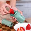 1pc Kitchen Multifunctional Vegetable Cutter Stripper Gadget; Kitchen Accessories