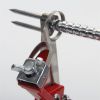 3-in-1 Stainless Steel Hand-cranking Apple Peeler Slicer Peeler Red--YS