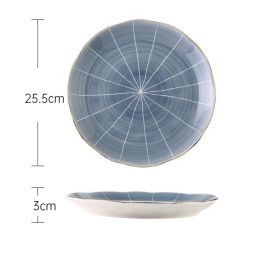 Personality Creative Home Ceramic Dinner Plate (Option: Photo Color-10inches)