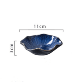 Japanese Style Kiln Glazed Sea Sands Tableware Set (Option: Lotus leaf disc)