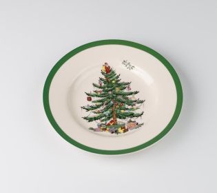 Christmas Tree Tableware European-style Small Luxury Household Ceramic Plate Western Dinner Plate (Option: 6inch small dish)