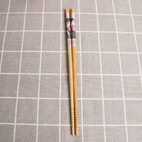 Lady Printed Bamboo Chopsticks (Option: Color4-10pairs)