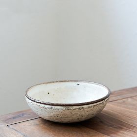 Stone Pottery Powder Cited 155 Round Bowl (Option: A70207122033YC)