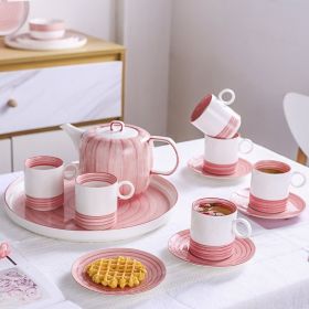 Home Living Room Drinking Ware Afternoon Tea Cup (Option: Pink-B)