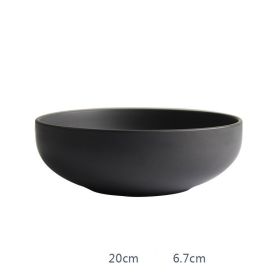 Ceramic Rice Household Tableware Bowl (Option: Soup bowl)