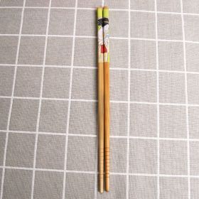 Lady Printed Bamboo Chopsticks (Option: Color3-10pairs)