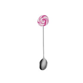 304 Stainless Steel Creative Lollipop Cartoon Cute Biscuit Spoon (Option: A8)