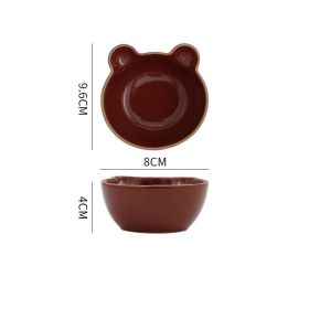 Cute Ceramic Small Dish Dipping Saucer (Option: 4style)