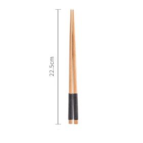 Japanese Style Pointed Mahogany Chopsticks (Option: Black tied beech)