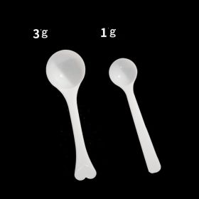 Pet Milk Powder Plastic Spoon Round Bottom (Option: 3g round bottom-Unpackaged)