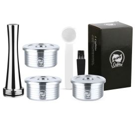 Stainless Steel Capsule Espresso Filter (Option: H Set)