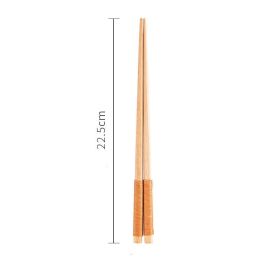 Japanese Style Pointed Mahogany Chopsticks (Option: Yellow tied beech)