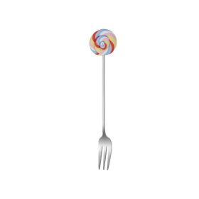 304 Stainless Steel Creative Lollipop Cartoon Cute Biscuit Spoon (Option: A3)