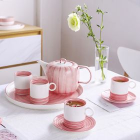 Home Living Room Drinking Ware Afternoon Tea Cup (Option: Pink-A)