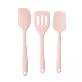 Silicone Whisk Baby Food Supplement Set (Option: Pink-Soup spoon)