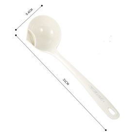 Oil Separator Spoon Oil Filter Artifact Household Drinking Soup To Drain Oil (Color: White)