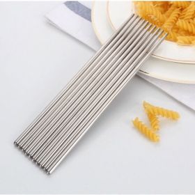 Stainless Steel Blue And White Porcelain Thread High Quality Hollow Chopsticks (Option: 3 Style)