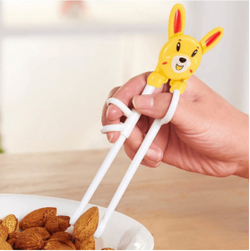 Baby Cartoon Practice ABS Material Chopsticks (Color: Yellow)