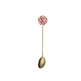 304 Stainless Steel Creative Lollipop Cartoon Cute Biscuit Spoon (Option: A13)