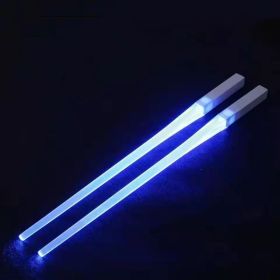 LED Light-emitting Chopsticks Light Stick Toys (Option: Blue-4pair)