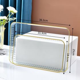 Jewelry Afternoon Tea Snacks Rectangular Tray (Option: White-2pcs)