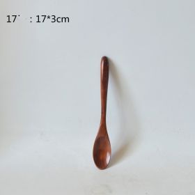 Small Customized Lettering Japanese Children Wooden Soup Spoon (Option: 17Style)