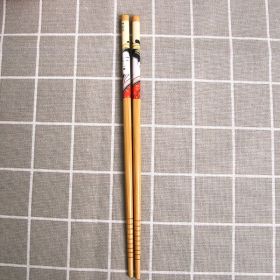 Lady Printed Bamboo Chopsticks (Option: Color2-10pairs)