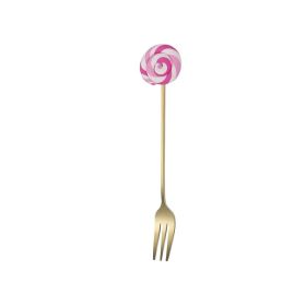 304 Stainless Steel Creative Lollipop Cartoon Cute Biscuit Spoon (Option: A14)