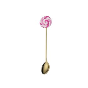 304 Stainless Steel Creative Lollipop Cartoon Cute Biscuit Spoon (Option: A15)