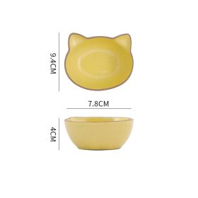 Cute Ceramic Small Dish Dipping Saucer (Option: 2style)