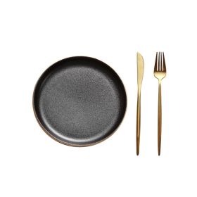 Steak Plate, Round Flat Plate, Western Food Plate (Option: 4style)