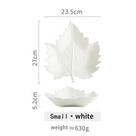 Dessert Table Decoration Candy Plate (Option: White-Small)