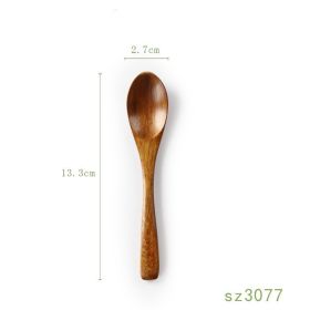 Solid Wood Spoon Japanese Honey Spoon (Option: 1 Style)