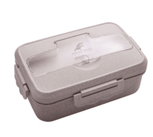 Special Heating Lunch Box For Microwave Oven (Option: Beige-1style-1L)