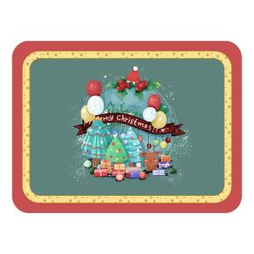 Christmas Leather American Retro Insulated Western Placemat (Option: A-30x40cm)