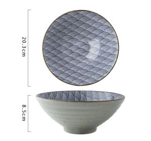 Large Soup Household Extra Large Soup Bowl (Option: A-8 inches)