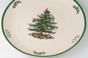 Christmas Tree Tableware European-style Small Luxury Household Ceramic Plate Western Dinner Plate (Option: 14inch fish plate)