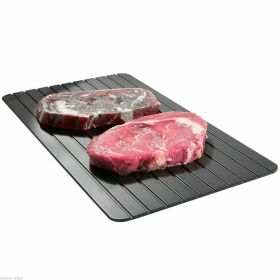 Fast Defrost Tray Fast Thaw Frozen Food Meat Fruit Quick Defrosting Plate Board Defrost Tray Thaw Master Kitchen Gadgets (Option: default)