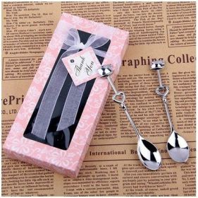 Love Couple Coffee Spoon Tableware Small Gifts (Option: Photo Color)