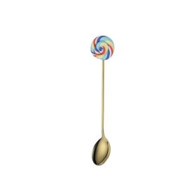 304 Stainless Steel Creative Lollipop Cartoon Cute Biscuit Spoon (Option: A12)