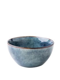 Creative Home Ceramic 5 Inch Small Soup Bowl (Color: Blue)