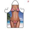 1pc Funny Muscle Man Kitchen Apron Sexy Women Cooking Pinafore Home Cleaning Tool